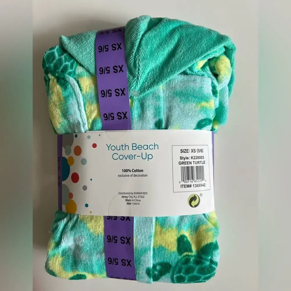 NWT Sainteve Turtle Youth Beach Cover-Up